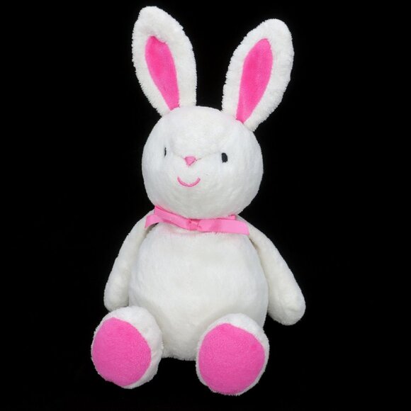 Carter's Other - Vintage Just One You Carters White Pink Bow Bunny Rabbit Plush Lovey 92637